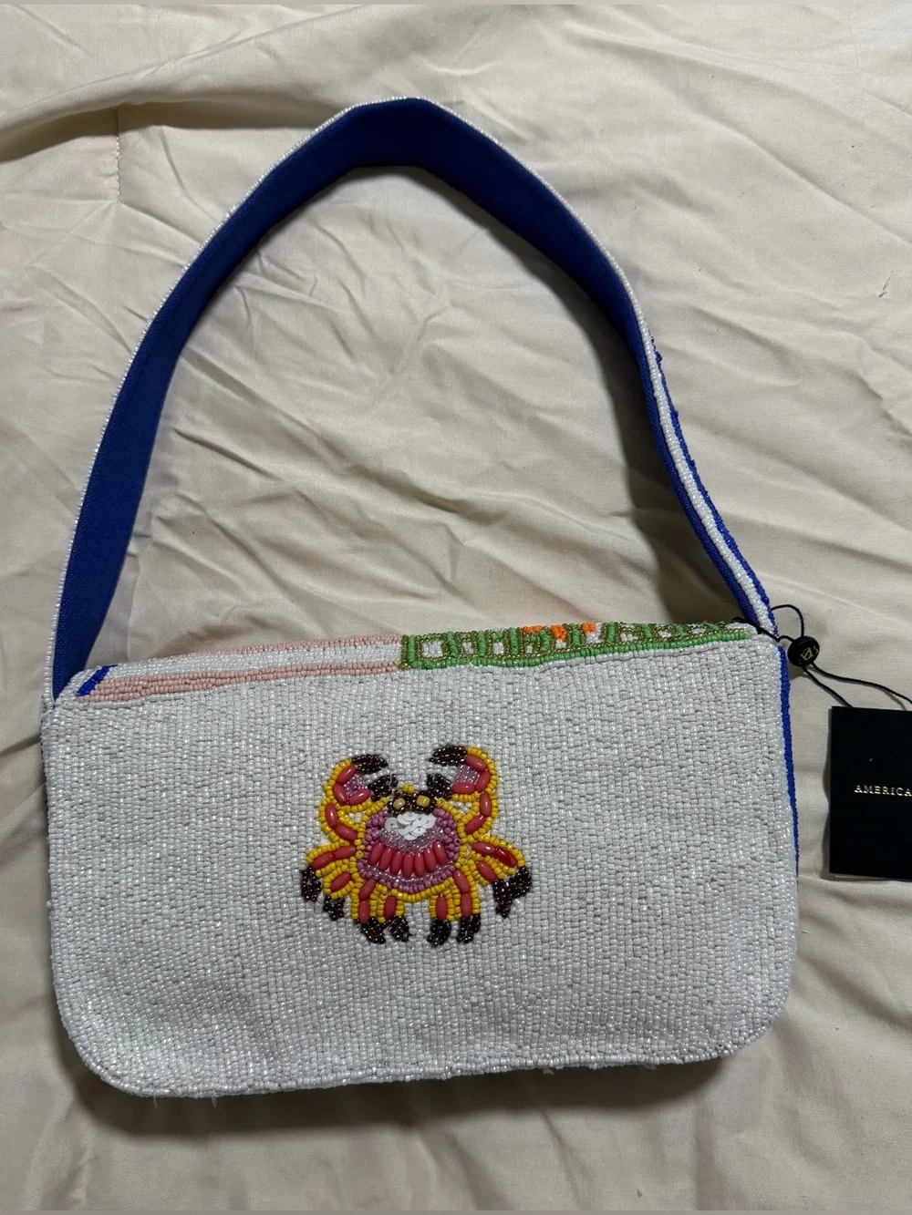 America & Beyond Beaded bag